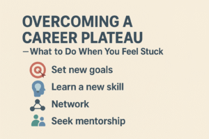Overcoming a Career Plateau — What to Do When You Feel Stuck